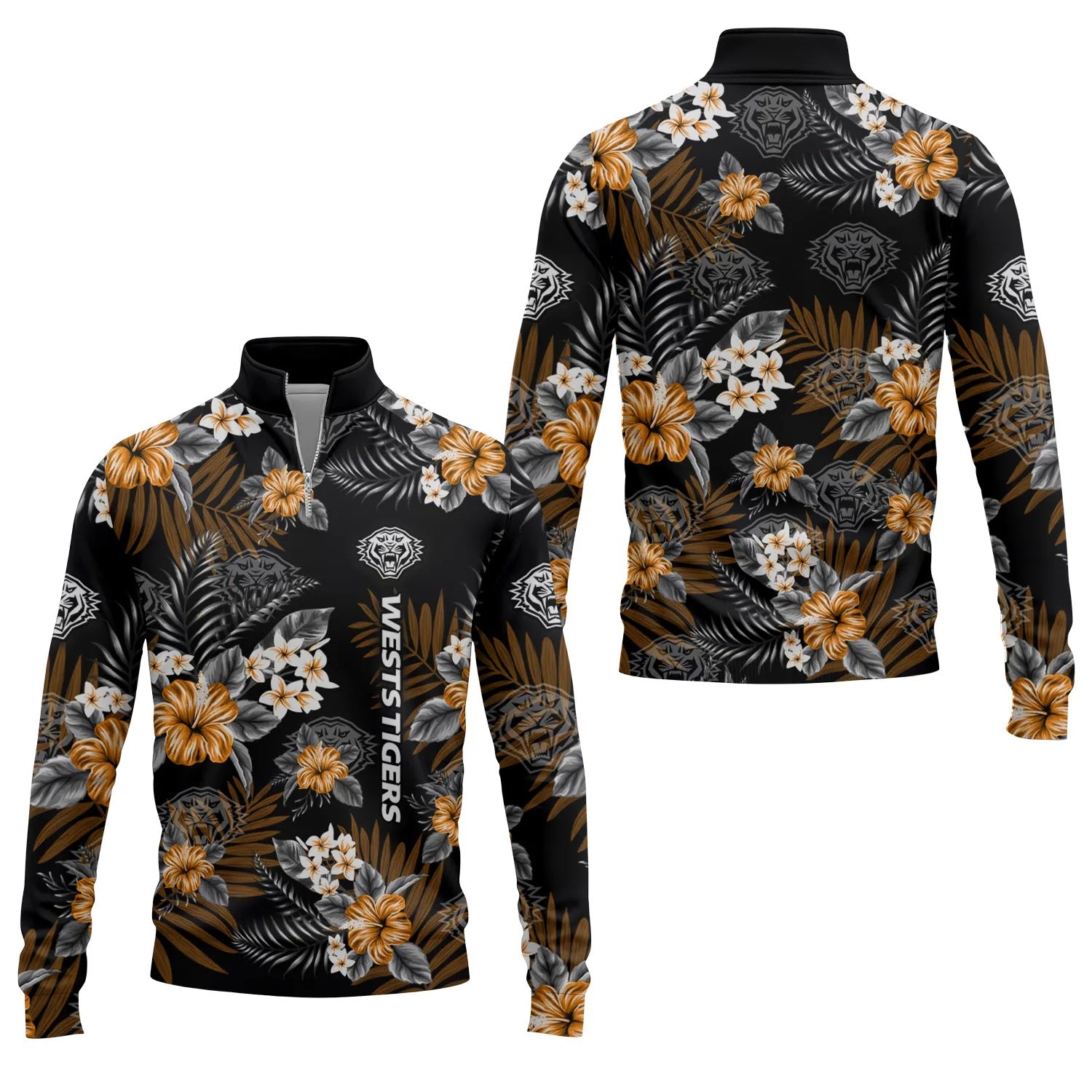 Wests Tigers Quarter-zip Pullover SC054