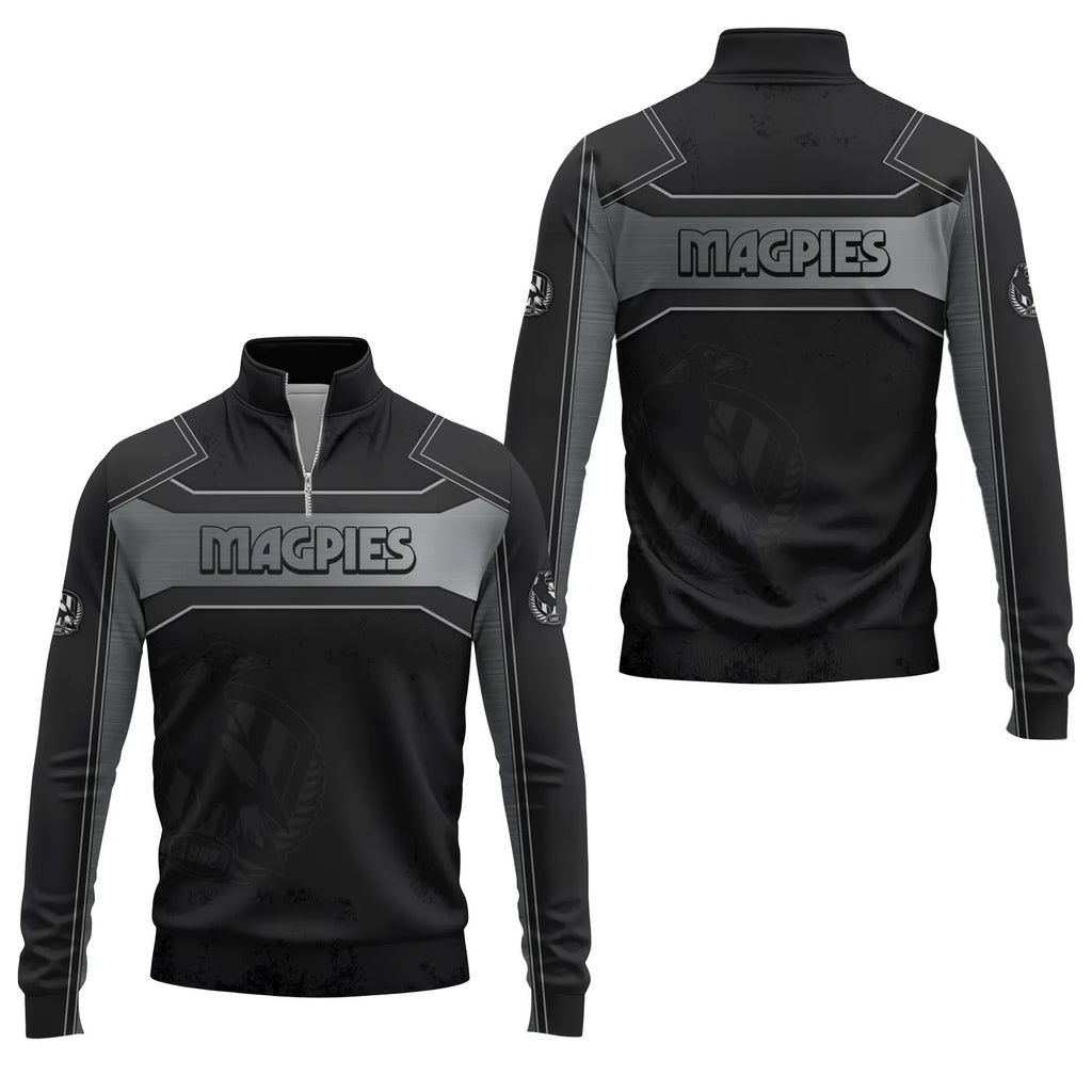 Collingwood Magpies Quarter-zip Pullover SC085