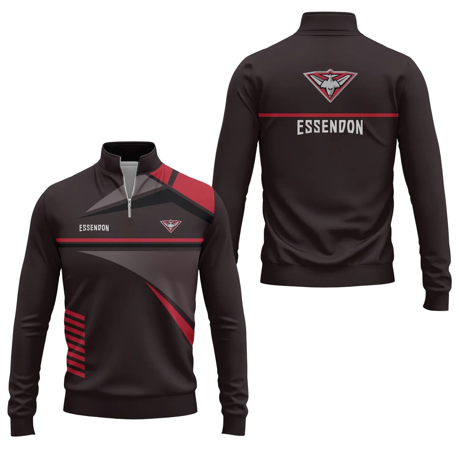 Essendon Bombers Quarter-zip Pullover SC067