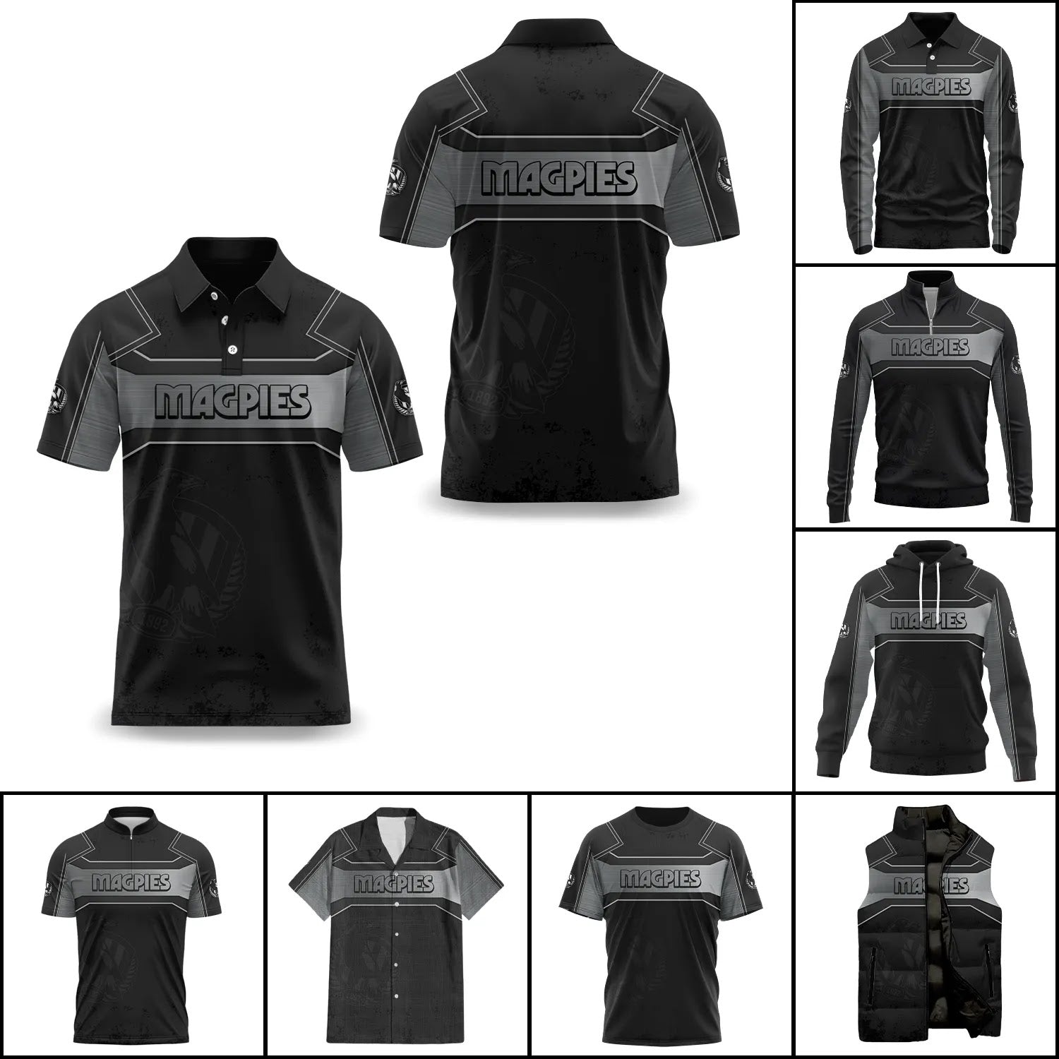 Collingwood Magpies Apparels SC085