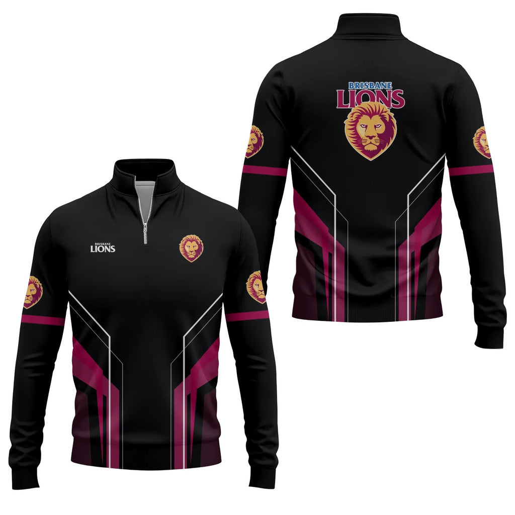 Brisbane Lions Quarter-zip Pullover SC023