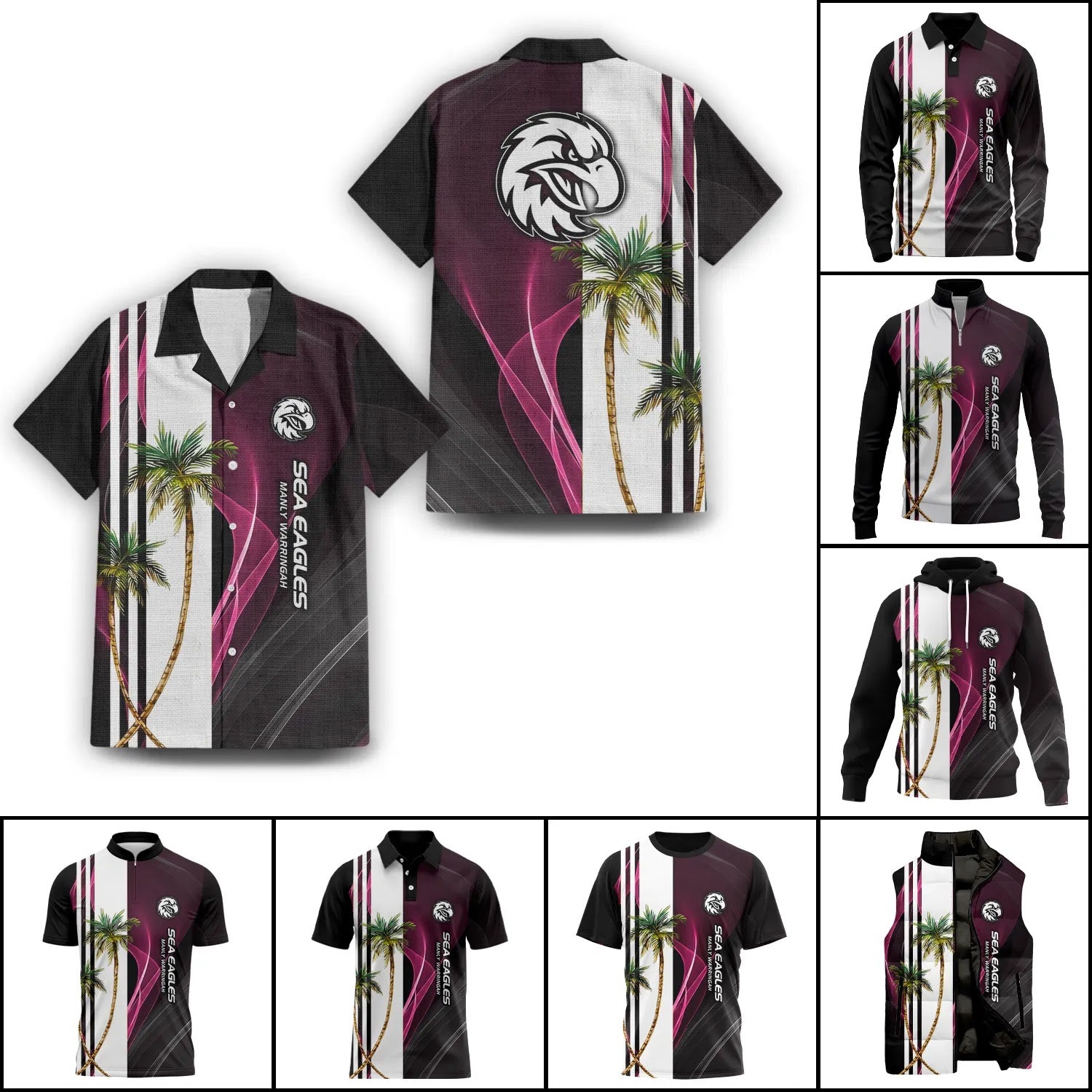 Manly Warringah Sea Eagles Apparels SHW036