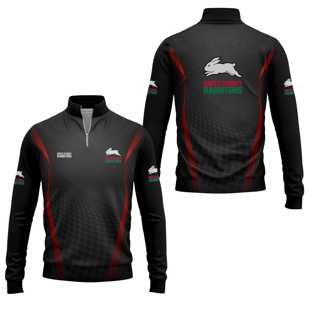 South Sydney Rabbitohs Quarter-zip Pullover SC056