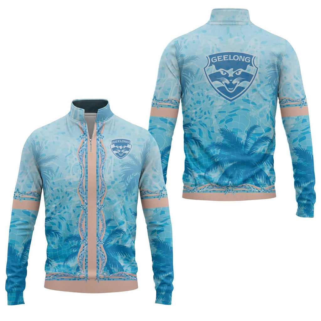 Geelong Cats Quarter-zip Pullover SHW026