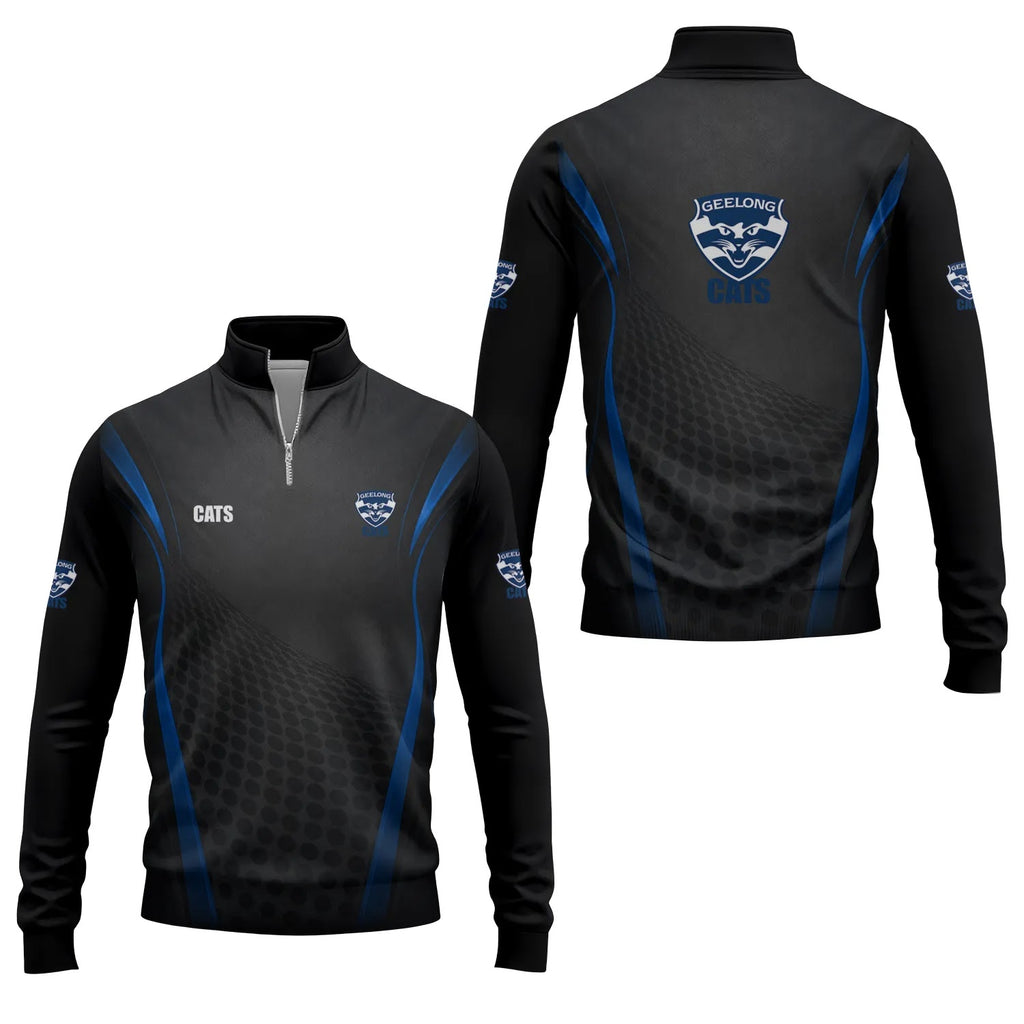 Geelong Cats Quarter-zip Pullover SC056