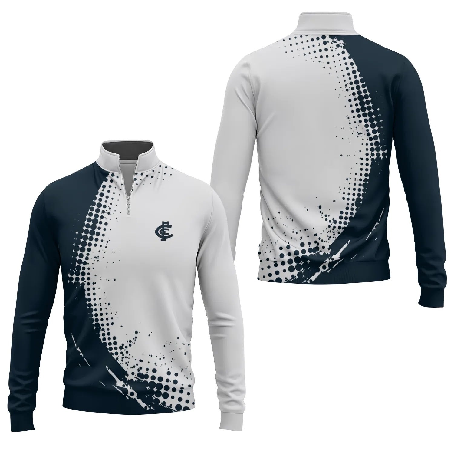Carlton Blues Quarter-zip Pullover SC095