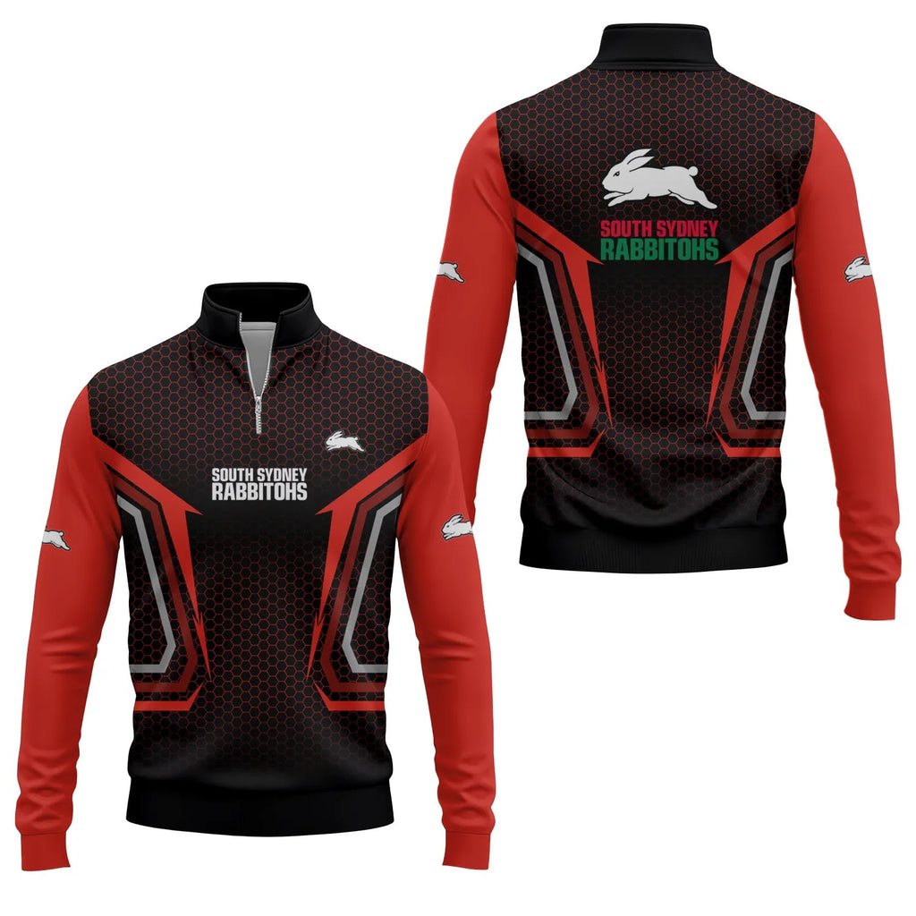 South Sydney Rabbitohs Quarter-zip Pullover SC075