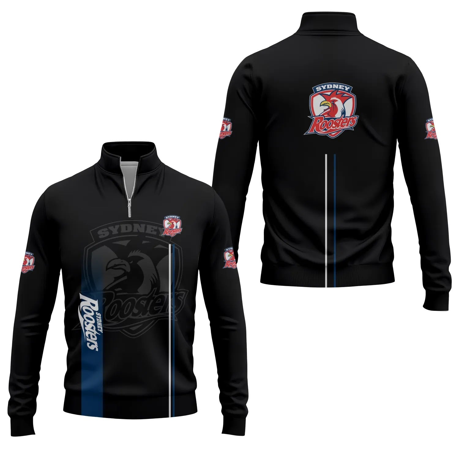 Sydney Roosters Quarter-zip Pullover SC077