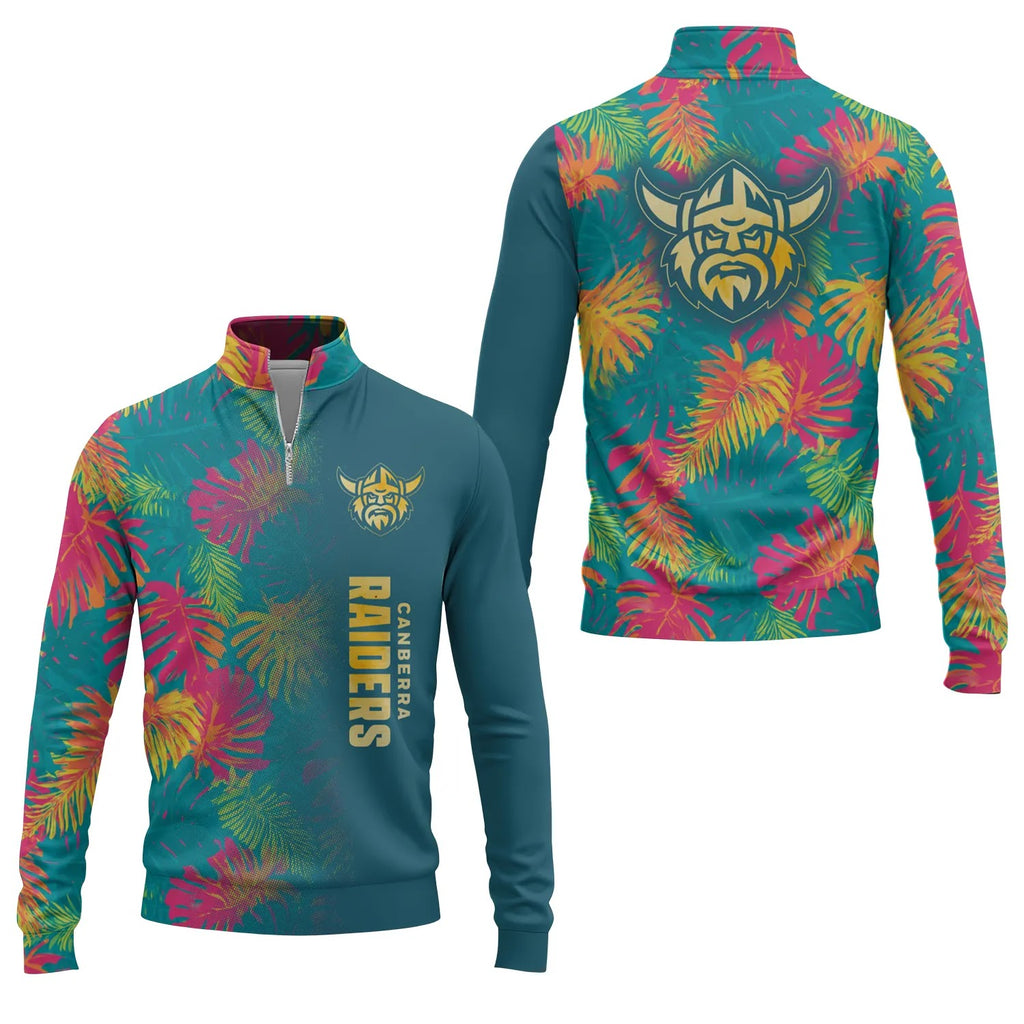 Canberra Raiders Quarter-zip Pullover SHW059