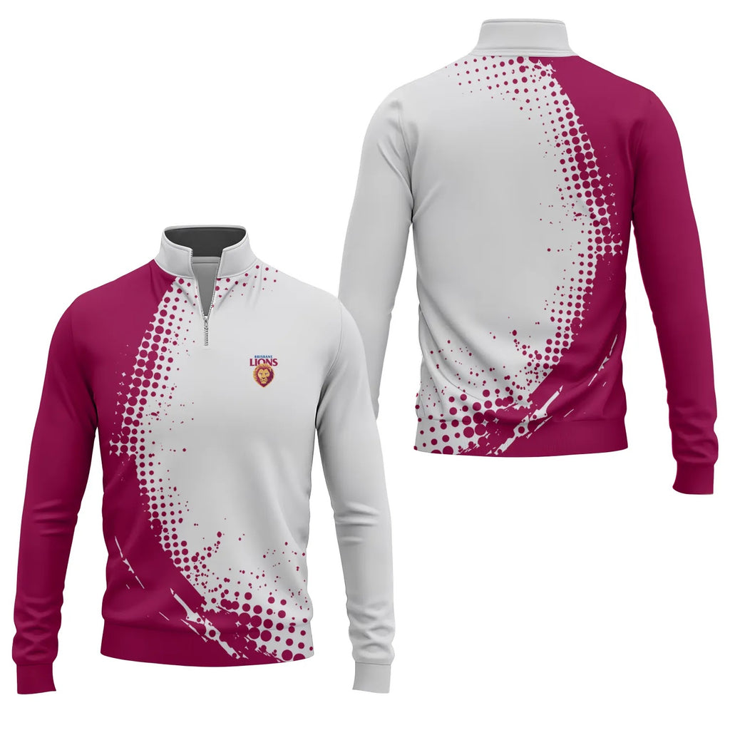 Brisbane Lions Quarter-zip Pullover SC095
