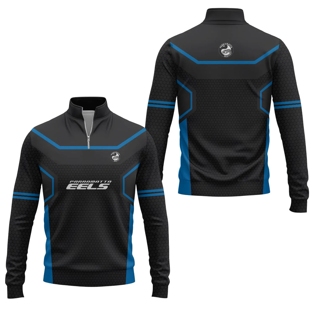 Parramatta Eels Quarter-zip Pullover SC052