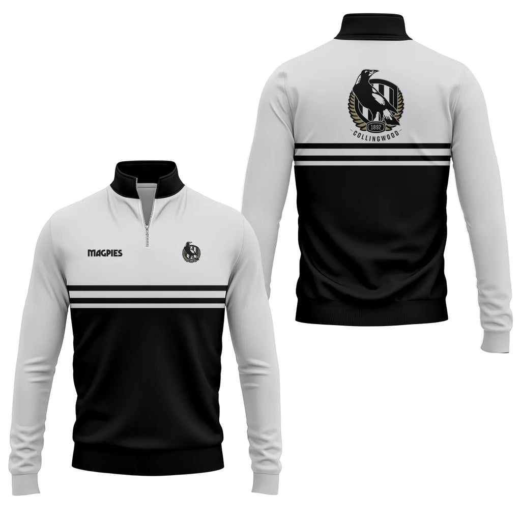 Collingwood Magpies Quarter-zip Pullover SC015