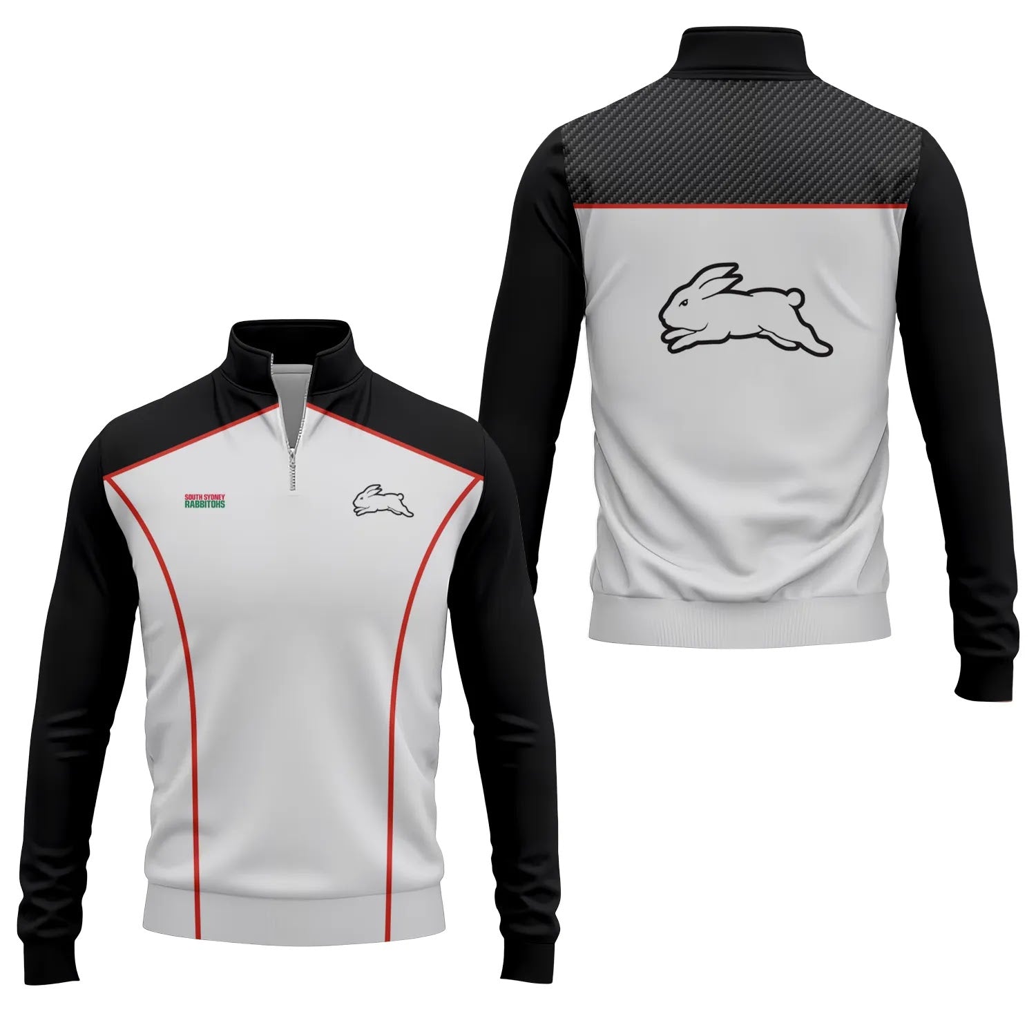South Sydney Rabbitohs Quarter-zip Pullover SC011