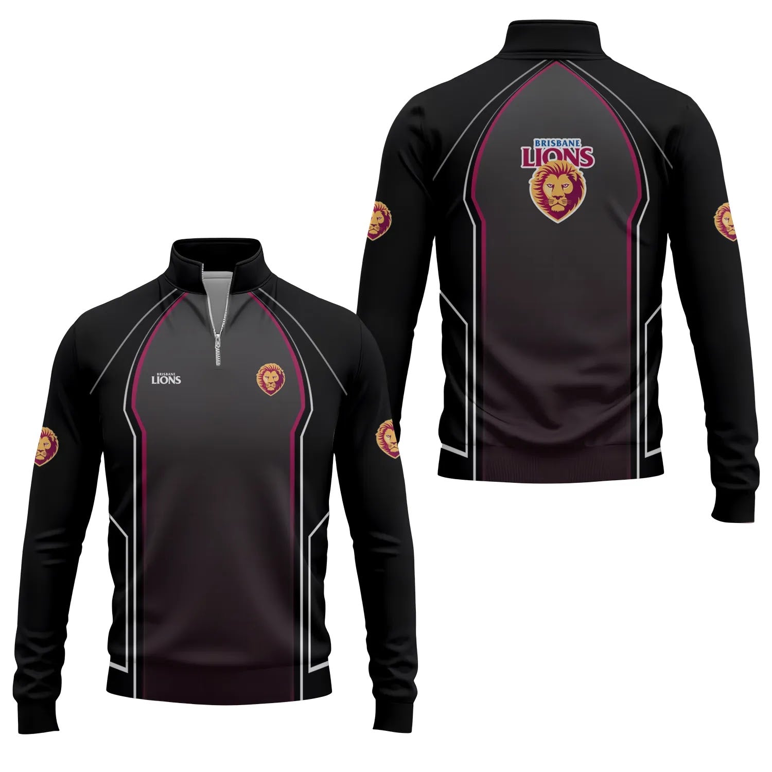 Brisbane Lions Quarter-zip Pullover SC061