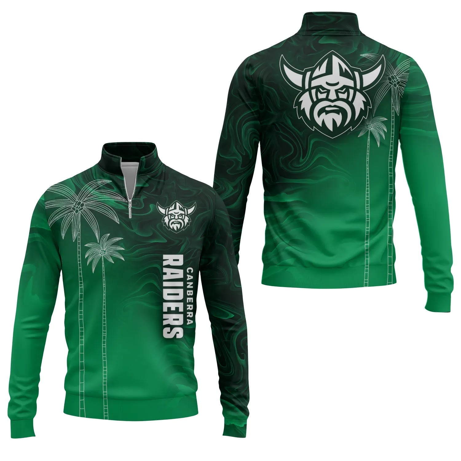 Canberra Raiders Quarter-zip Pullover SHW070