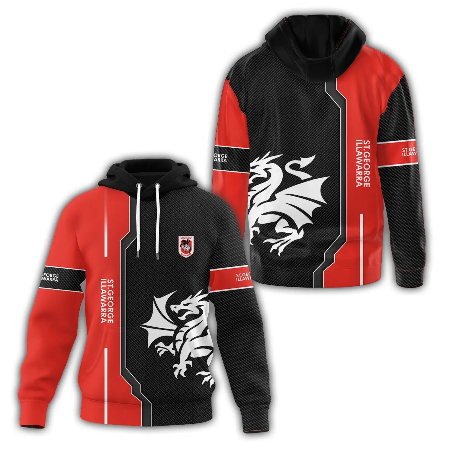 St George Illawarra Dragons Hoodie SC042