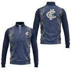 Carlton Blues Quarter-zip Pullover SHW045