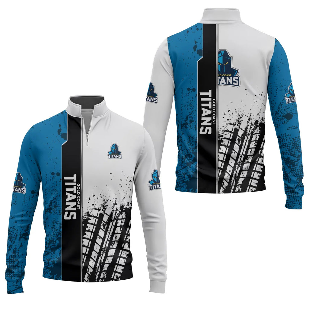 Gold Coast Titans Quarter-zip Pullover SC039