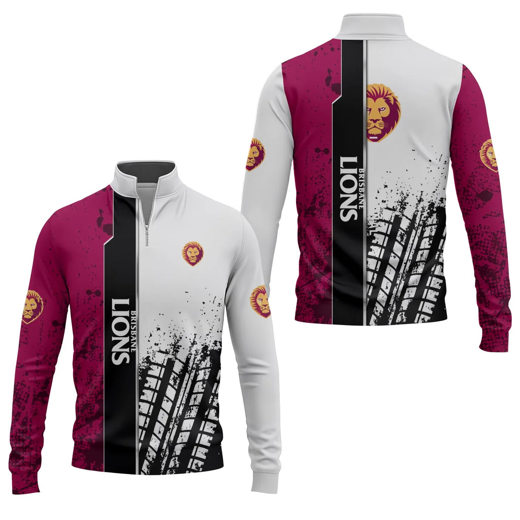 Brisbane Lions Quarter-zip Pullover SC039