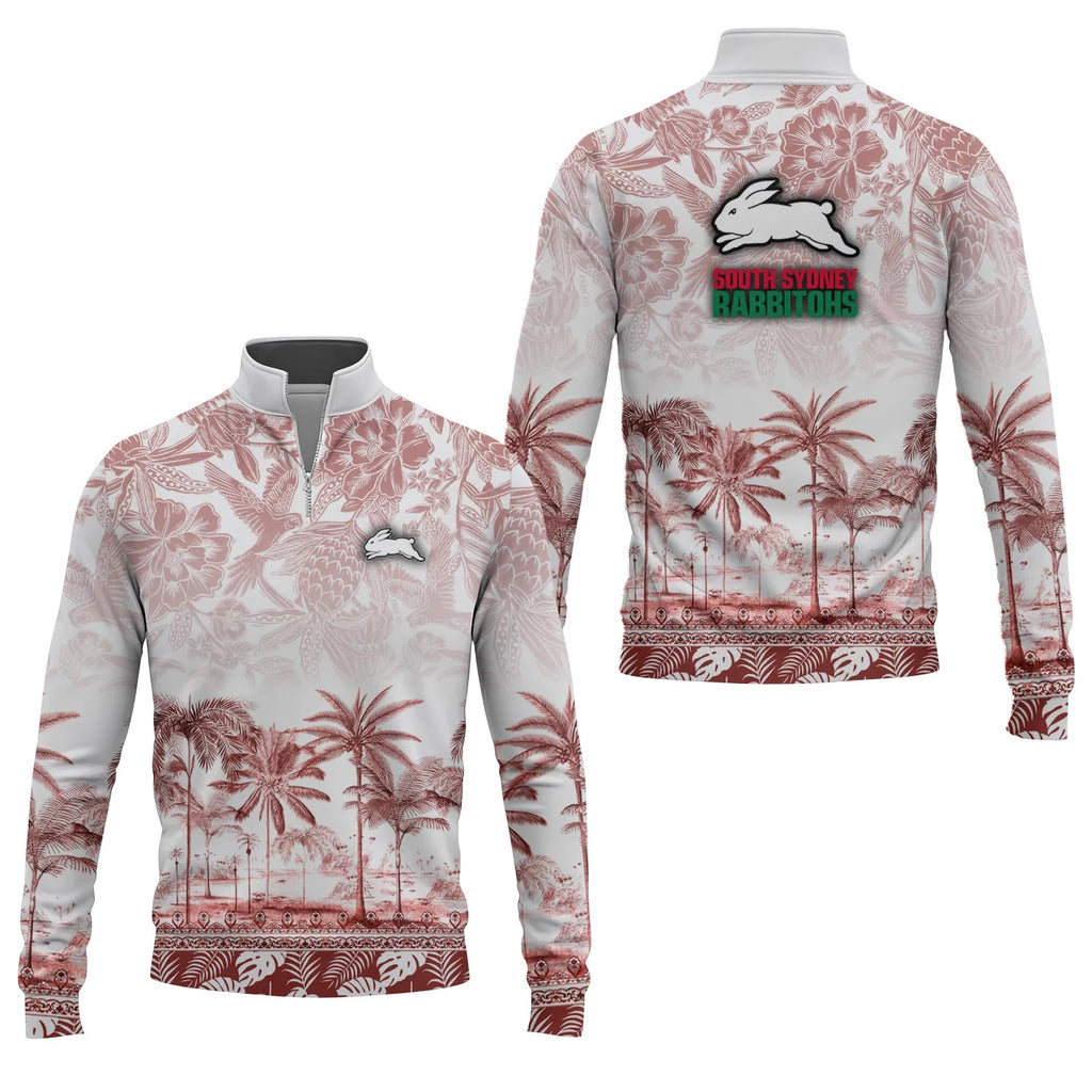 South Sydney Rabbitohs Quarter-zip Pullover SC045