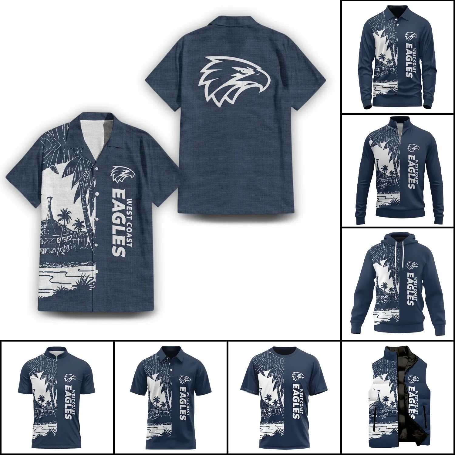 West Coast Eagles Apparels SHW031