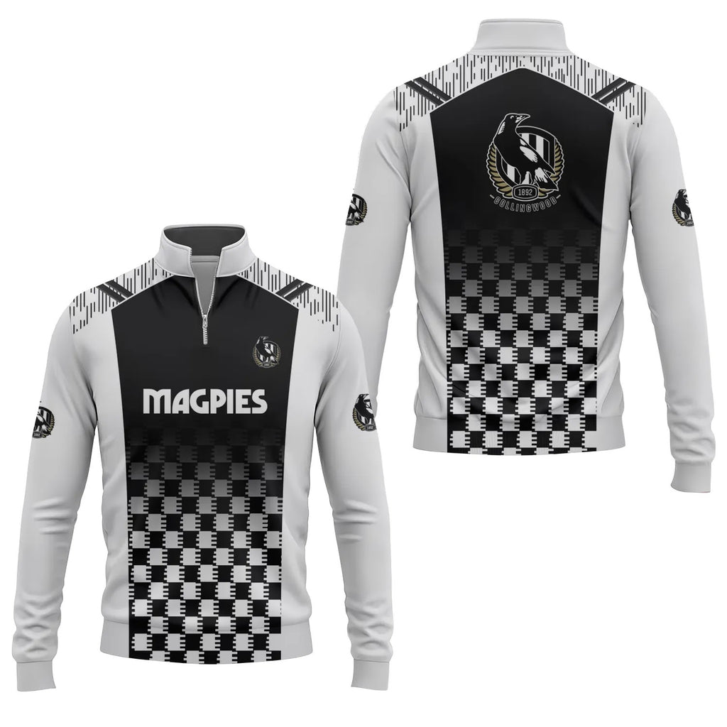 Collingwood Magpies Quarter-zip Pullover SC063