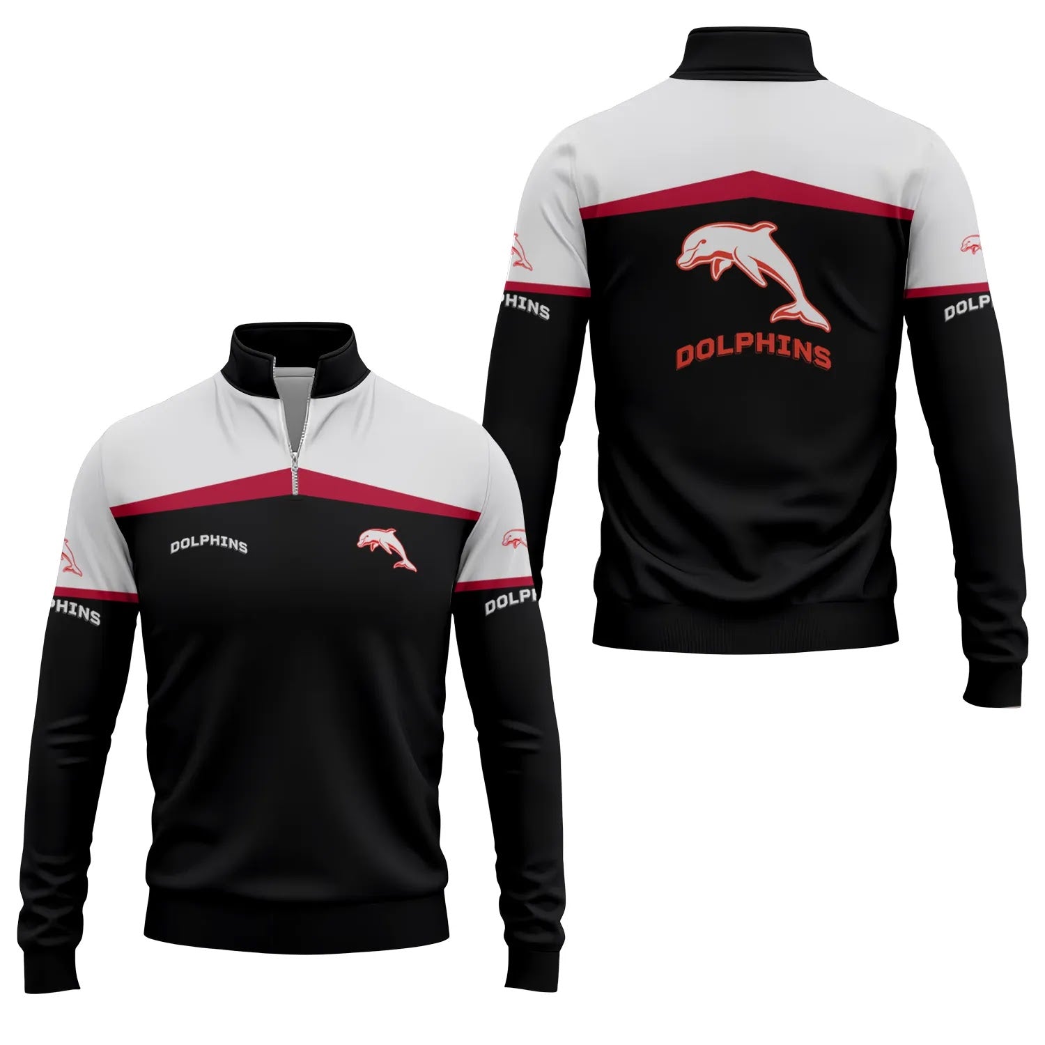 Dolphins Quarter-zip Pullover SC031