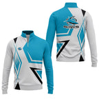 Cronulla-Sutherland Sharks Quarter-zip Pullover SC080