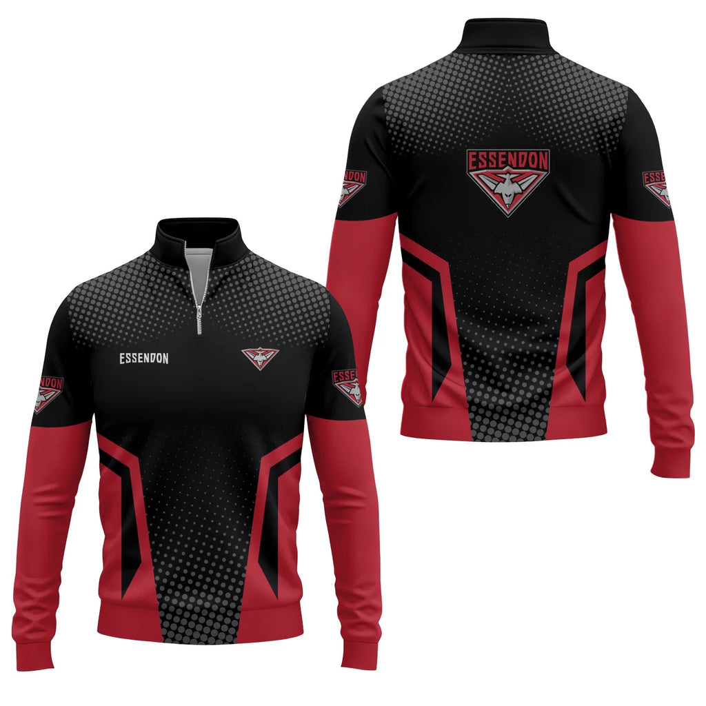 Essendon Bombers Quarter-zip Pullover SC032