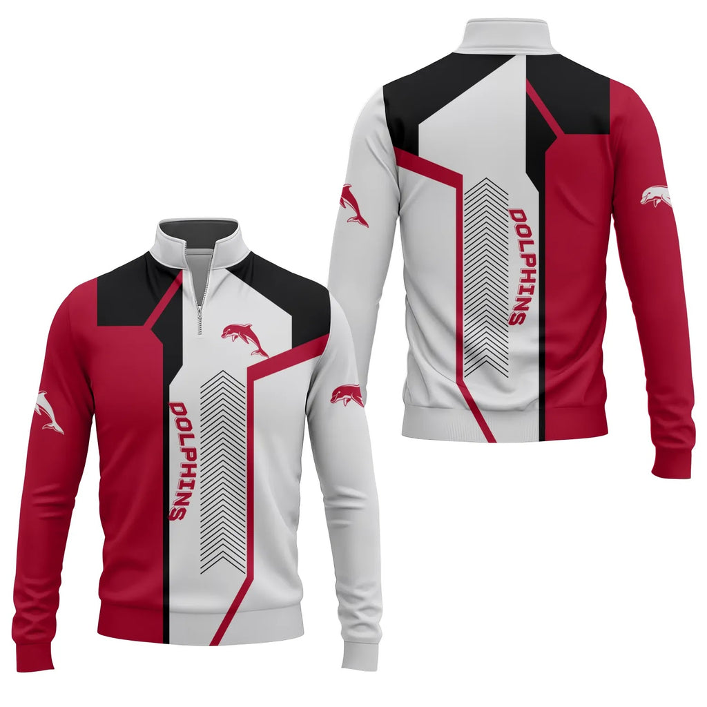 Dolphins Quarter-zip Pullover SC065