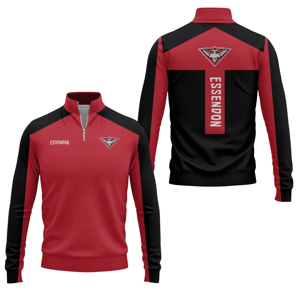 Essendon Bombers Quarter-zip Pullover SC008
