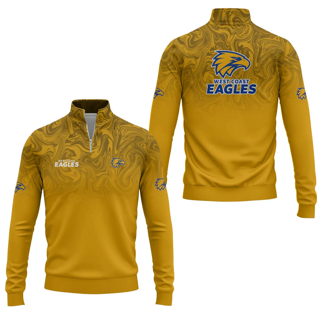 West Coast Eagles Quarter-zip Pullover SC091