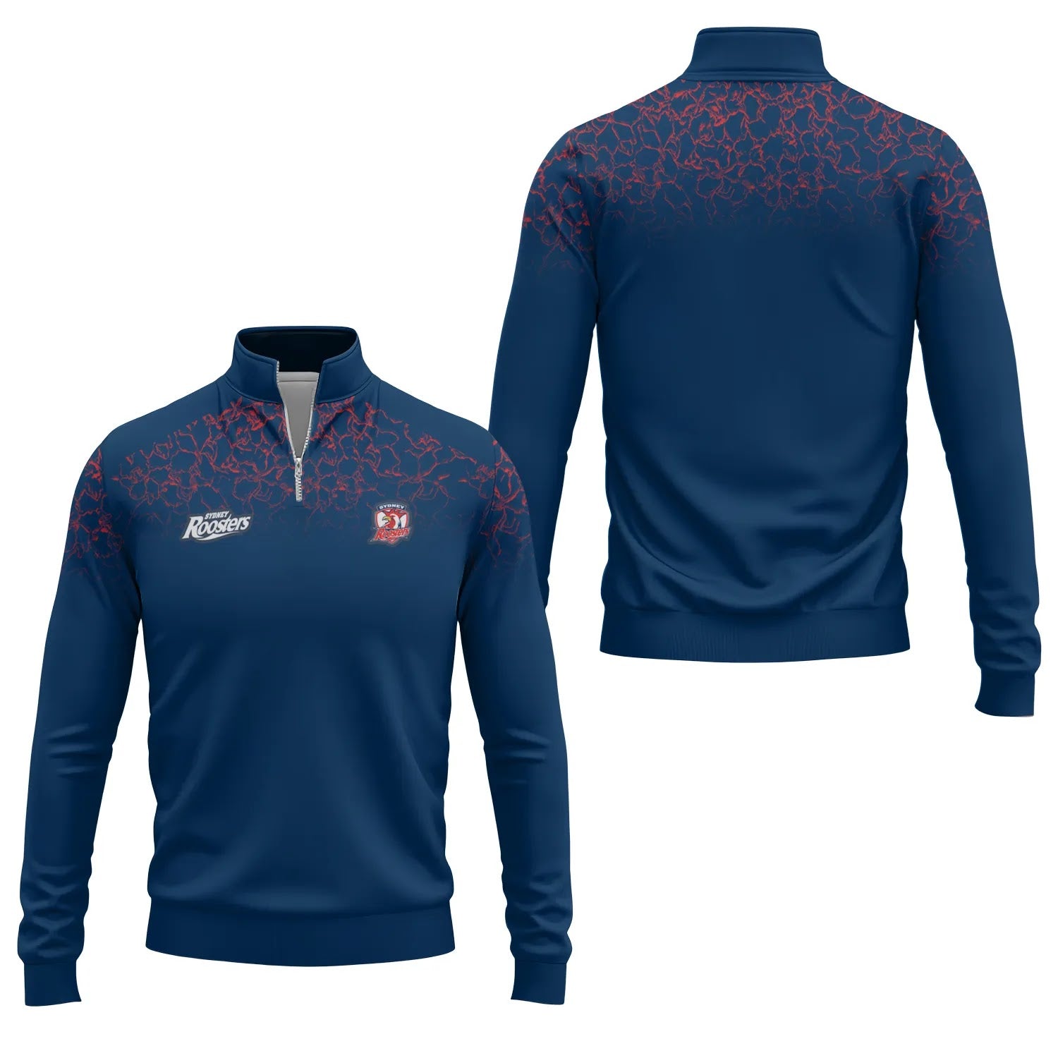 Sydney Roosters Quarter-zip Pullover SC108
