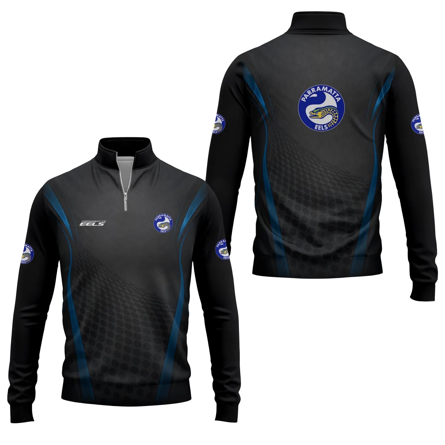 Parramatta Eels Quarter-zip Pullover SC056