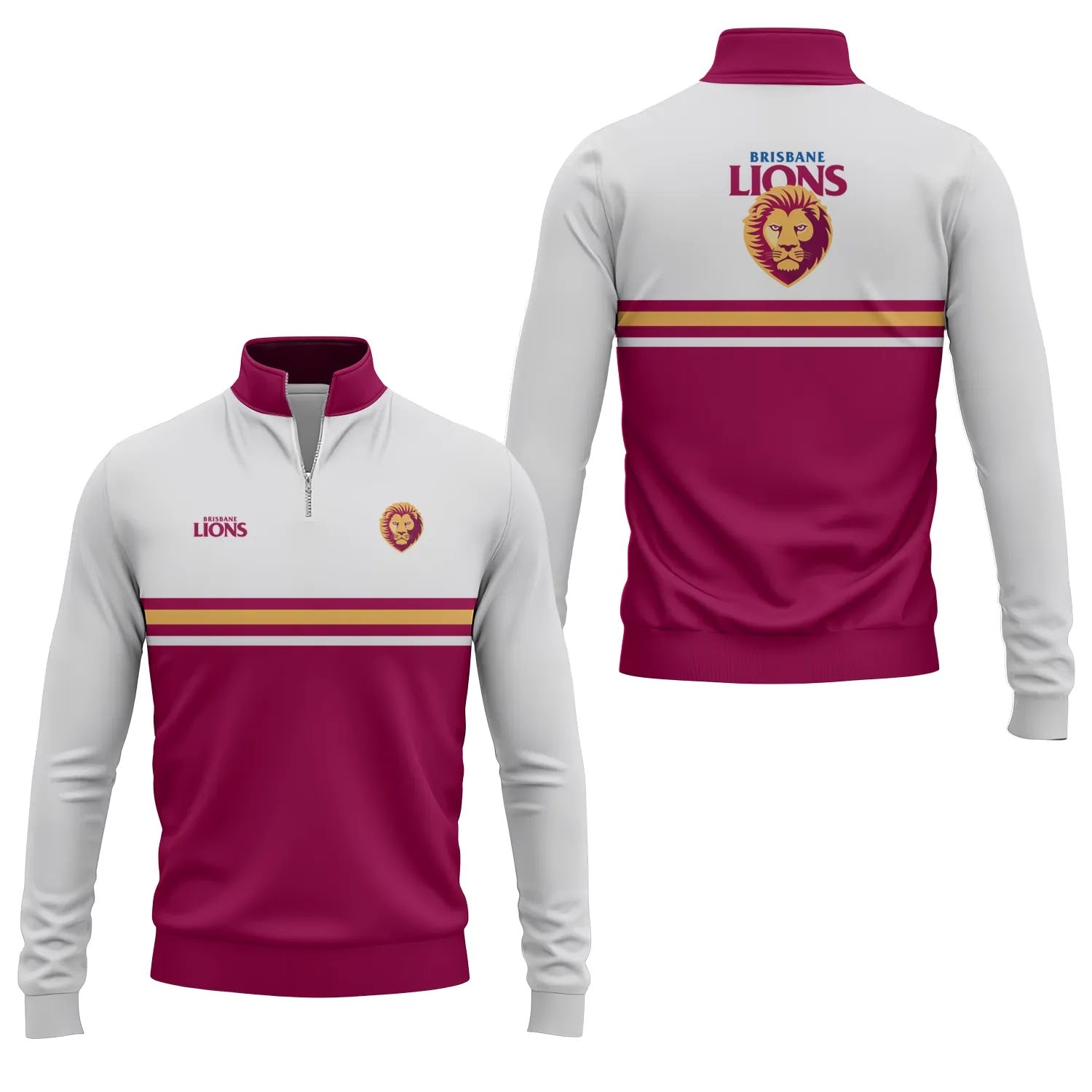 Brisbane Lions Quarter-zip Pullover SC015